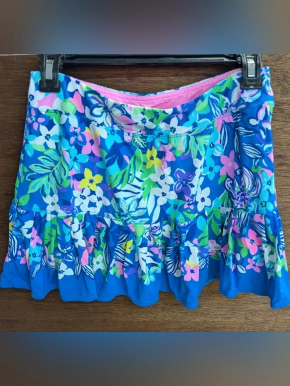 Lilly Pulitzer Luxletic Taye Skort Floral Pleated Athletic Golf Tennis Small - Picture 3 of 9